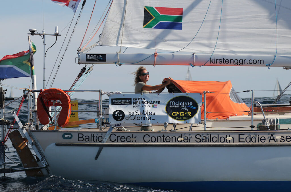 Kirsten First in GGR – 4,700 miles to Go!